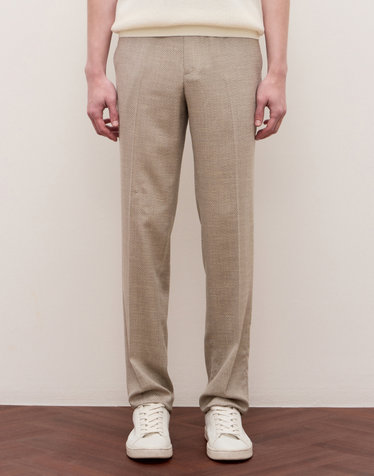 [THE TWILL] [LOROPIANA 원단] [ORDINARY-FIT] JERSELY 셋업 팬츠- 베이지