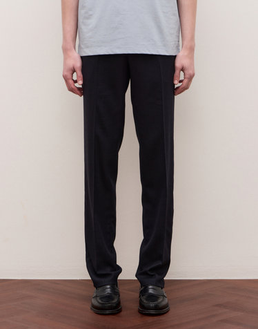 [THE TWILL][LOROPIANA 원단][ORDINARY-FIT] JERSELY 셋업 팬츠- 다크네이비