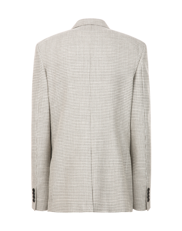 질스튜어트 뉴욕 남성 [THE TWILL] [GUABELLO] 울린넨 마이크로 체크 자켓 - 라이트베이지 밝은 베이지 착용컷