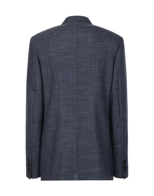 질스튜어트 뉴욕 남성 [THE TWILL] [CERRUTI] 울실크 자켓 - 다크터콰이즈블루 진한 청록 착용컷