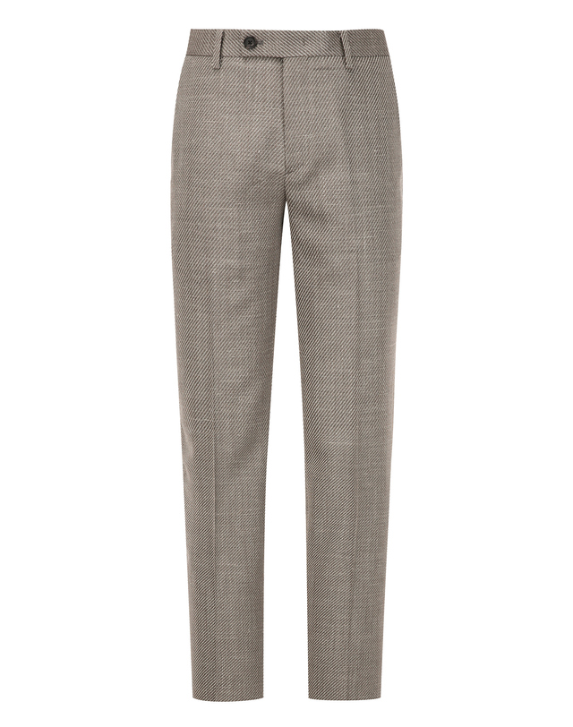 질스튜어트 뉴욕 남성 [THE TWILL][LOROPIANA 원단][ORDINARY-FIT] JERSELY 셋업 팬츠 - 세피아 착용컷