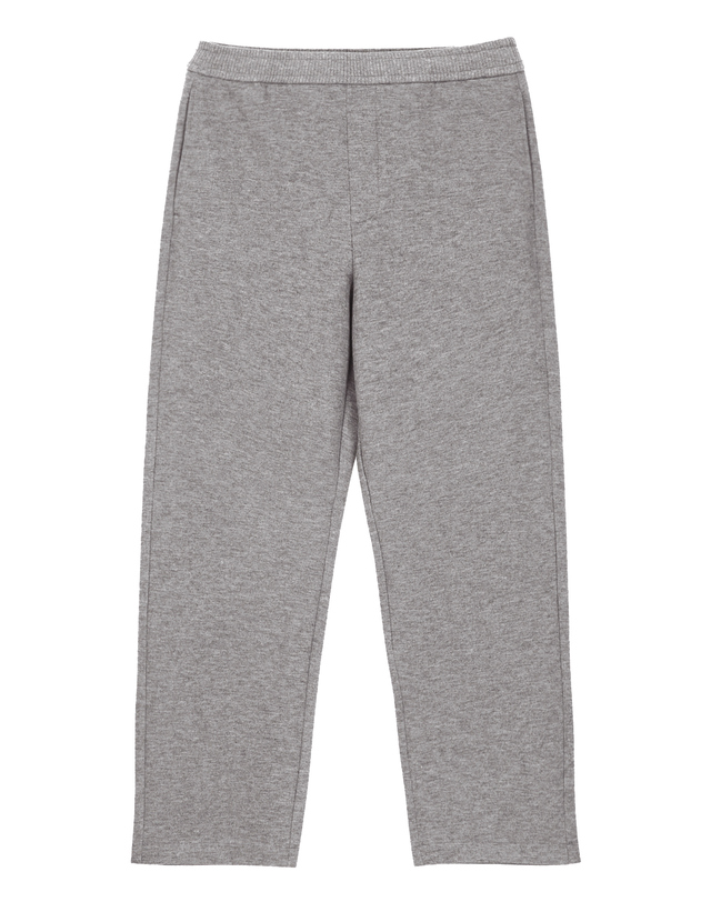 질스튜어트 뉴욕 남성 [WIDE-FIT] [NEWYORK SWEAT] 울 블렌드 스웻 셋업 팬츠 - 그레이 상세