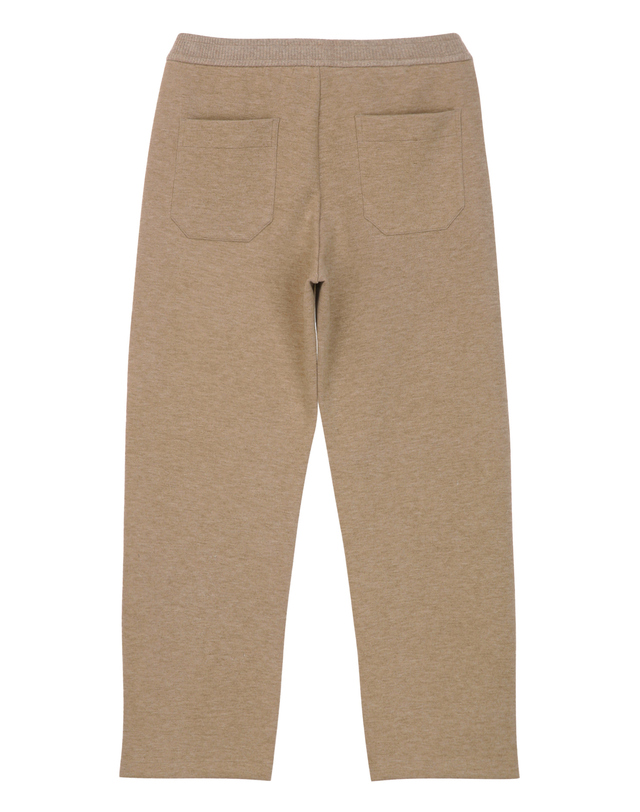 질스튜어트 뉴욕 남성 [WIDE-FIT] [NEWYORK SWEAT] 울 블렌드 스웻 셋업 팬츠 - 베이지 상세