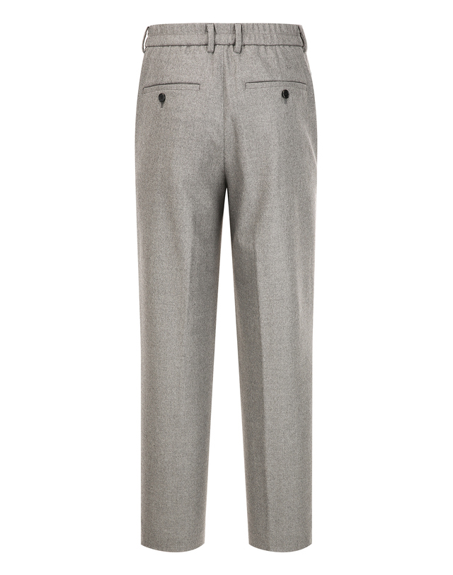 질스튜어트 뉴욕 남성 [TAPERED FIT] 윈터 세미와이드 울 팬츠 - 세피아 상세
