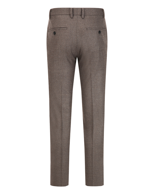 질스튜어트 뉴욕 남성 [THE TWILL][ORDINARY FIT] [Loro-piana원단] JERSELY 윈터 베이직 울 셋업 팬츠 - 브라운 상세