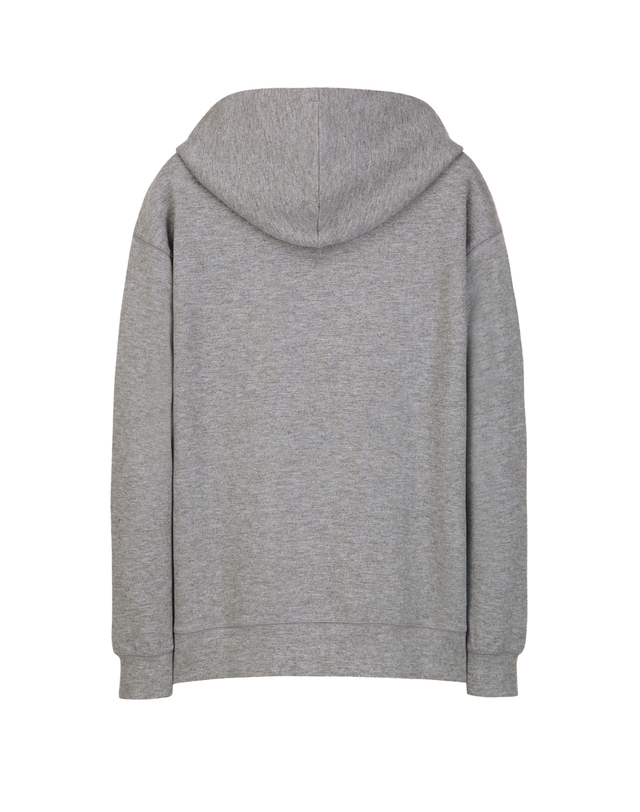 질스튜어트 뉴욕 남성 [NEWYORK SWEAT] 울 블렌드 셋업 후디 집업 - 그레이 상세