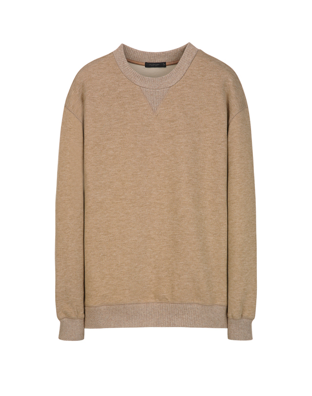 질스튜어트 뉴욕 남성 [NEWYORK SWEAT] 울 블렌드 셋업 스웻 셔츠 - 베이지 상세