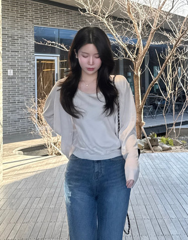 [인플루언서PICK]핑크 단색 울혼방 민소매니트
