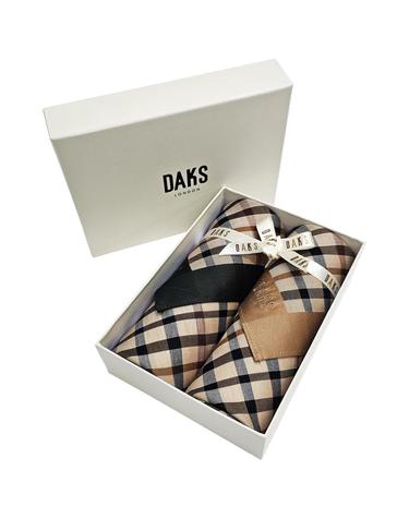 닥스 기본체크 손수건 2매세트 D5번