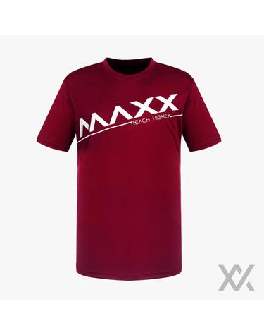 맥스스포츠 MXGT022KR_Red Wine 배드민턴 스포츠 의류 반팔 티셔츠