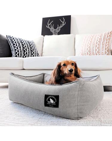 GRAY LAZY BUMPER BED