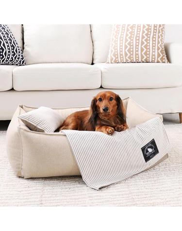 BEIGE LAZY BUMPER BED