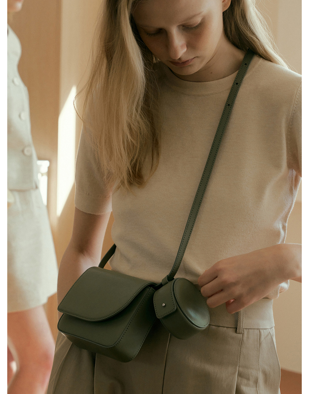 생럭슈 [23SS]Mui Bag Greentea 착용컷