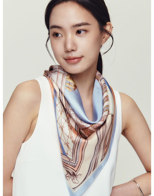 생럭슈 [24SS]달리아 스카이블루핑크 착용컷