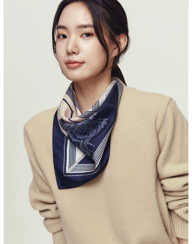 생럭슈 [24SS]센느 네이비 착용컷