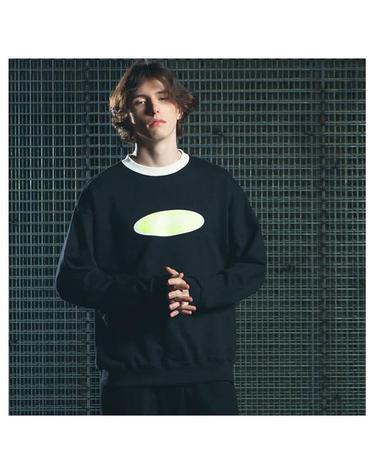 [핍스] PEEPS Basic logo crewneck(black)_핍스 맨투맨