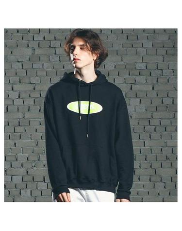 [핍스] PEEPS Basic logo hoody(black)_핍스 후드티