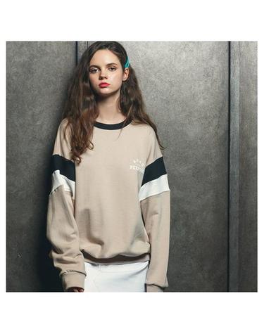 [핍스] PEEPS ABWU crewneck(beige)_핍스 맨투맨