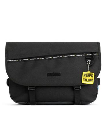[핍스] PEEPS enjoy the ride messenger bag(black)