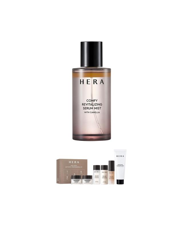헤라 컴피 리바이탈라이징 세럼 미스트 90ml 착용컷