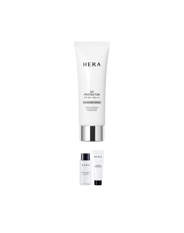 헤라 UV프로텍터 익스트림포스 레포츠 SPF50/4+ 70ML+증정 착용컷