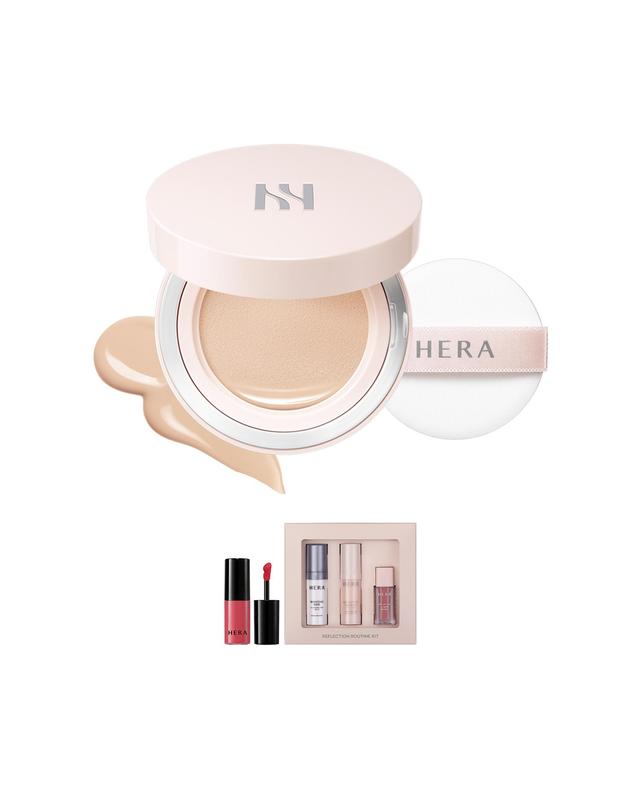 헤라 NEW 리플렉션 스킨 글로우 쿠션 파운데이션 15g (옵션) 착용컷