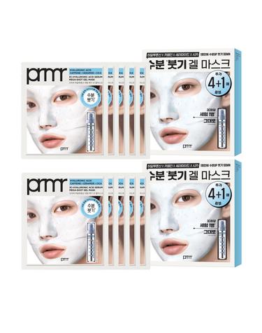 쓰리씨-히알루론산 세럼 메가 샷 겔마스크 36g 5매 X2
