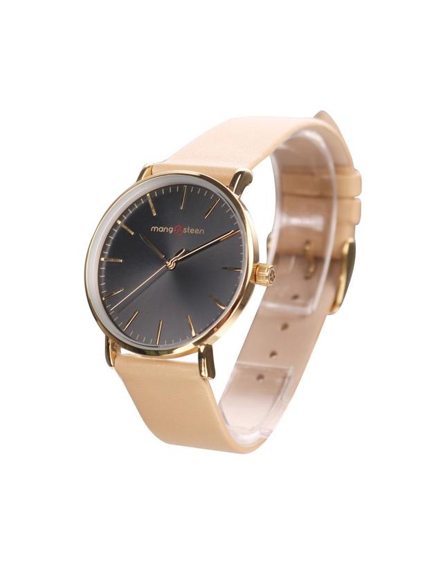 망고스틴 NURY(누리) MS519J 여성가죽시계 착용컷