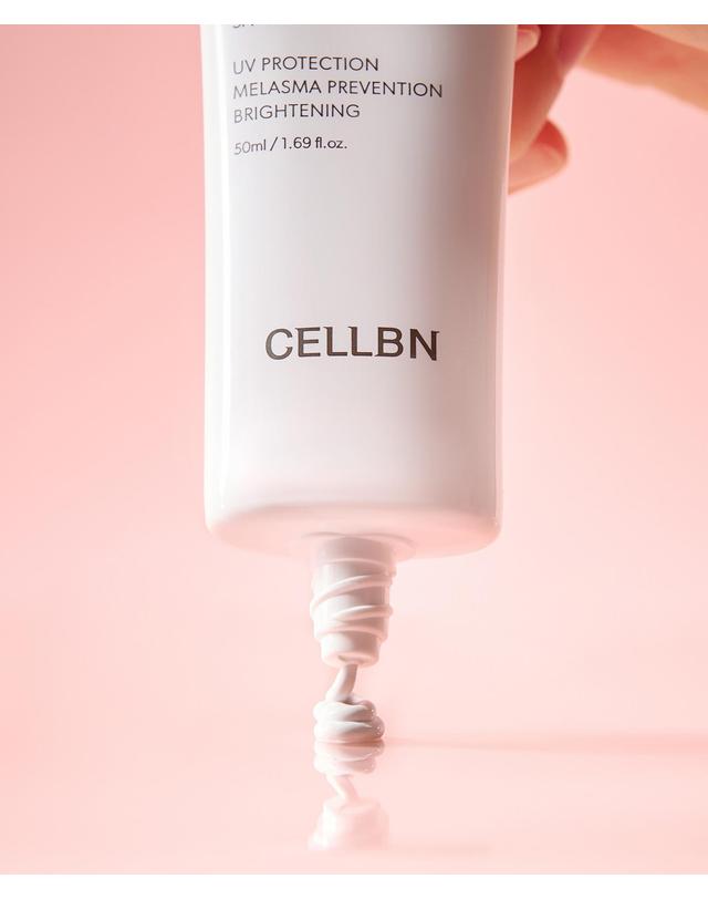 셀비엔 안티 멜라즈마 디펜스 선크림 50ml 기미방어 톤업광채 3중기능성 착용컷