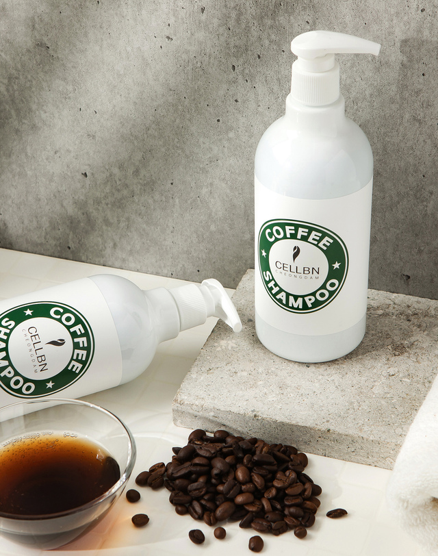 셀비엔 헤어볼륨 커피샴푸 500ml 50개한정 착용컷