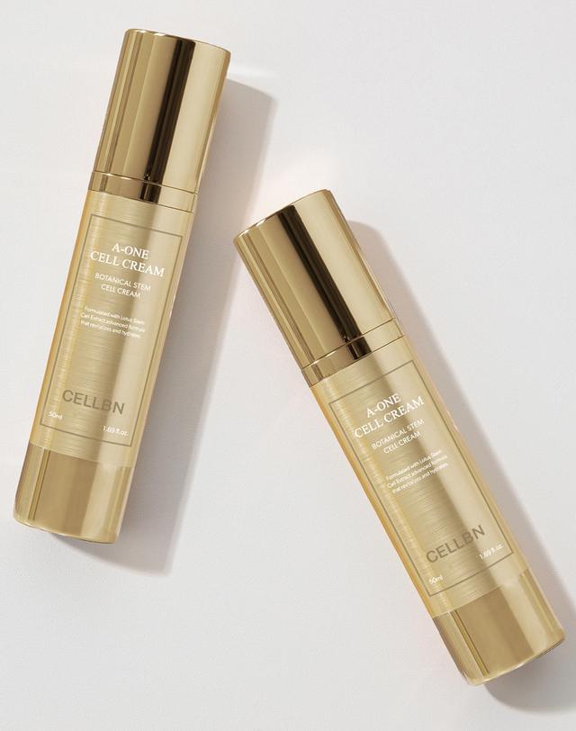 셀비엔 안티에이징 에이원셀 줄기세포 크림 50ml 미백 주름개선 착용컷
