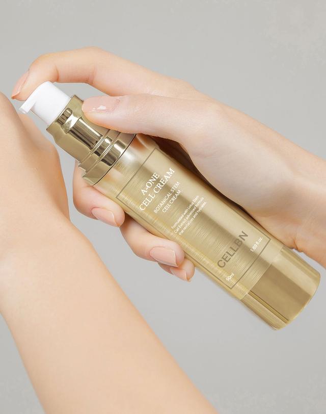 셀비엔 안티에이징 에이원셀 줄기세포 크림 50ml 미백 주름개선 착용컷
