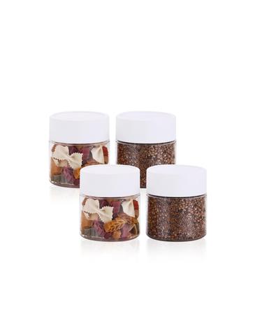 비프로젝트 바른락 냉장고 깔끔 보관용기(화이트) 300ml(소) X 4개