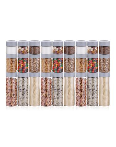 바른락 냉장고 깔끔 보관용기(그레이) 실속 27P(대9 중9 소9)+세척솔