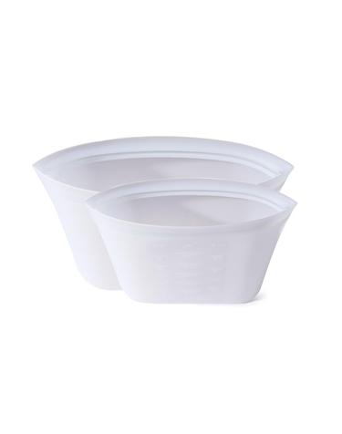 바른락 스탠드 실리콘 지퍼백 2P세트(중 1000ml 1P+소 500ml 1P)