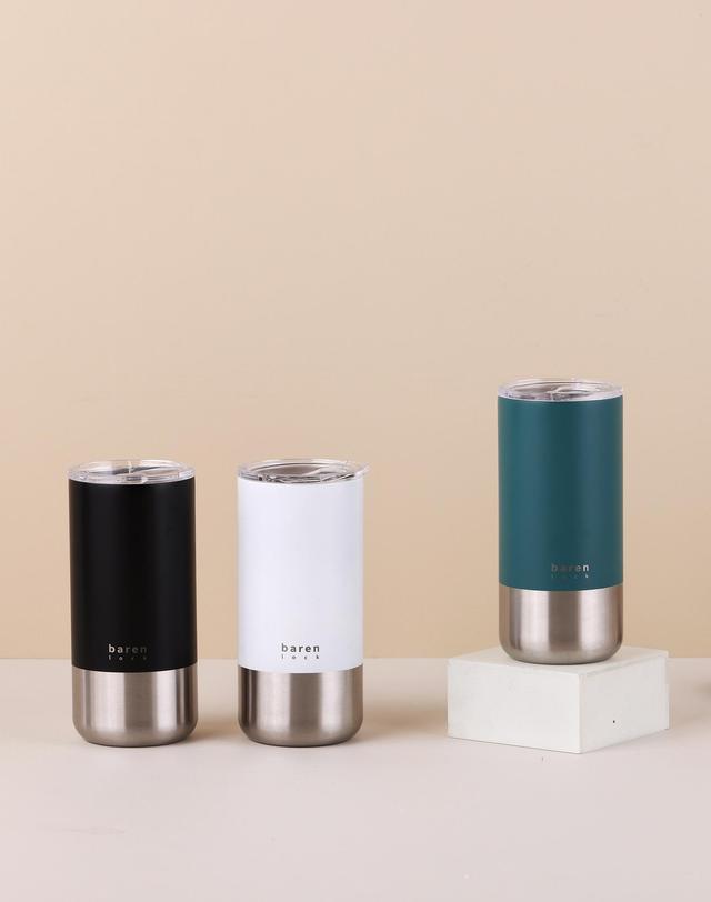 비프로젝트 바른락 케벤 진공 텀블러 500ml (딥그린) 착용컷