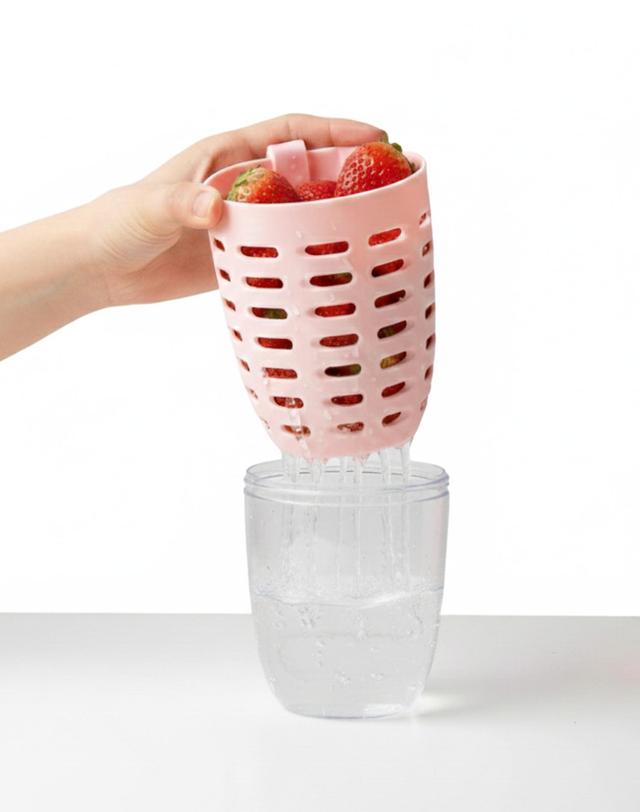 비프로젝트 후르츠팟 과일컵 샐러드용기 600ml (옐로우) 착용컷