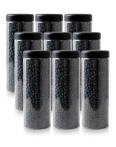 냉장고 ALL 원형(블랙) 보관용기 1000ml (대) X 9개입