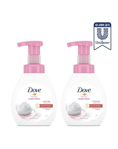 도브 포밍 핸드워시 피치 본품 240ml 2개