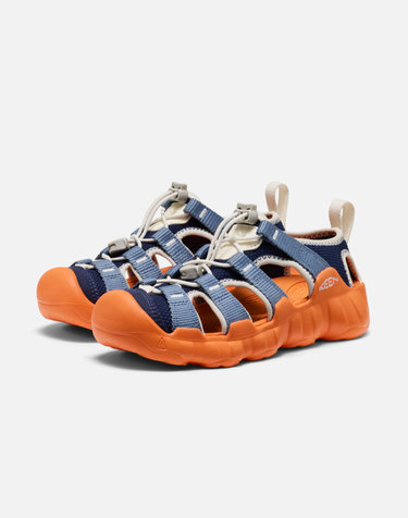[KEEN x SNOW PEAK TANEHOOZUKI] [하이퍼포트 H2] 블루 주니어 샌들