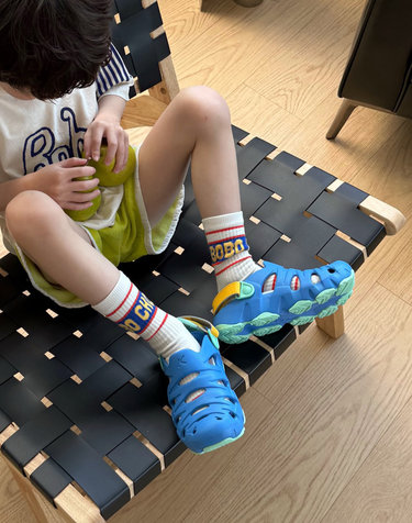 [빅키즈][하이퍼플로트] 밝은 블루 주니어 샌들