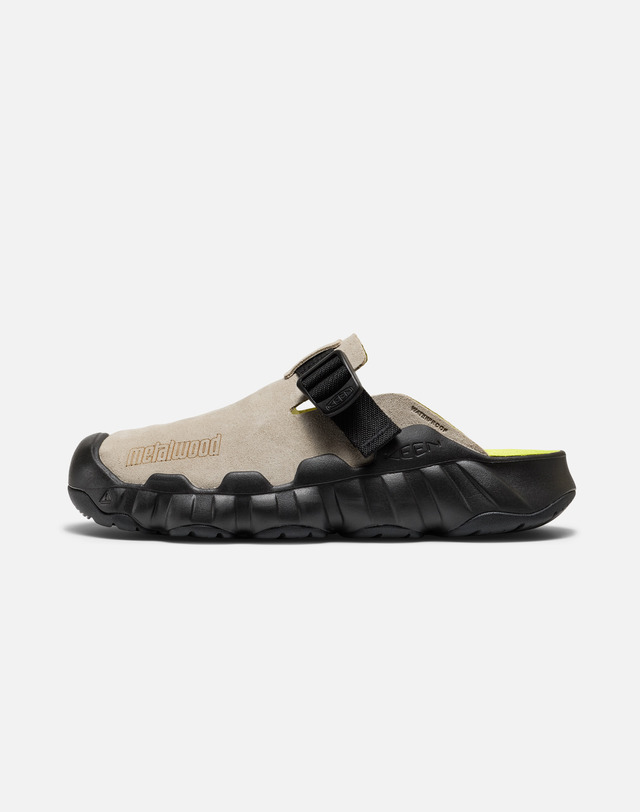 킨 [KEEN x METALWOOD][하이퍼포트 클로그 레더] 연카키 남성 뮬 착용컷