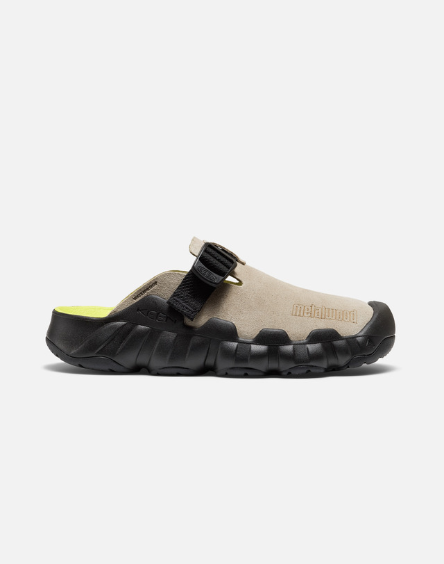 킨 [KEEN x METALWOOD][하이퍼포트 클로그 레더] 연카키 남성 뮬 착용컷