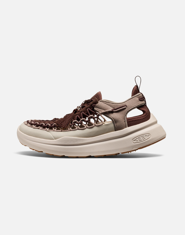 킨 [KEEN X AFEW][유니크 WK] 진한 와인 남성 샌들 착용컷