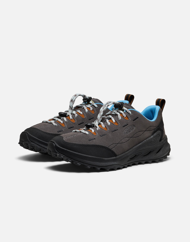 킨 [KEEN x EMMI][재스퍼 자이오닉] 그레이 여성 스니커즈 착용컷