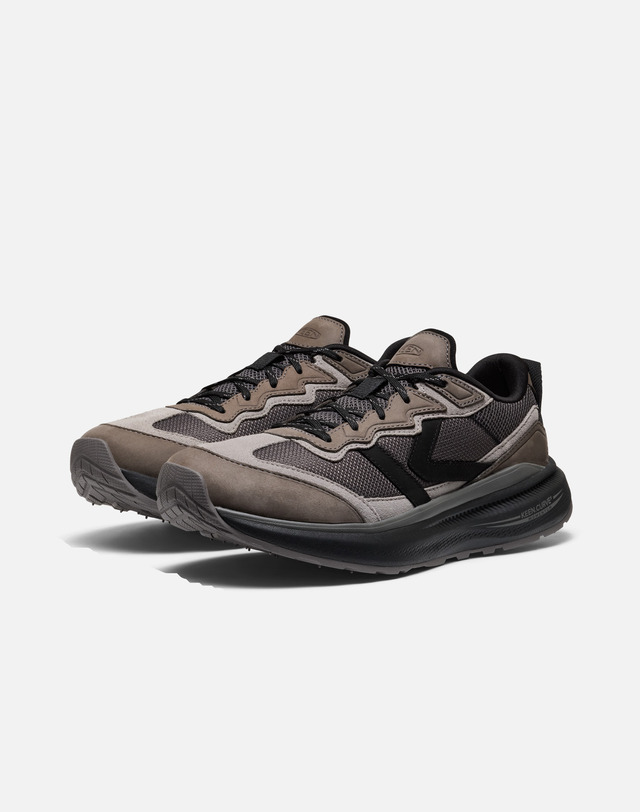 킨 [WK500 LEATHER] 그레이 남성 런닝화 착용컷