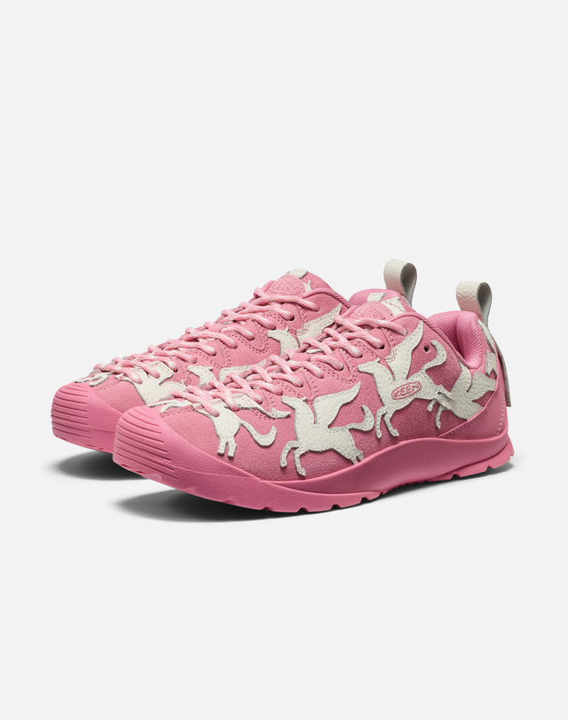 킨 [KEEN x 8on8] [재스퍼] 밝은 핑크 여성 스니커즈 착용컷