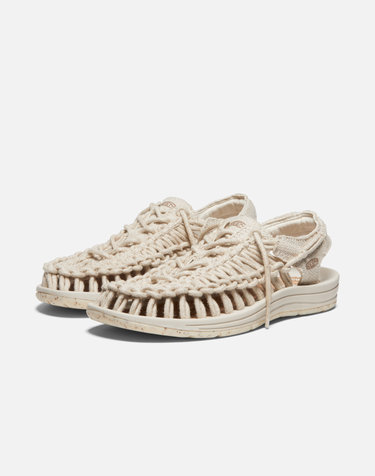 [KEEN x SKALL] [유니크 캔버스] 베이지 여성 샌들