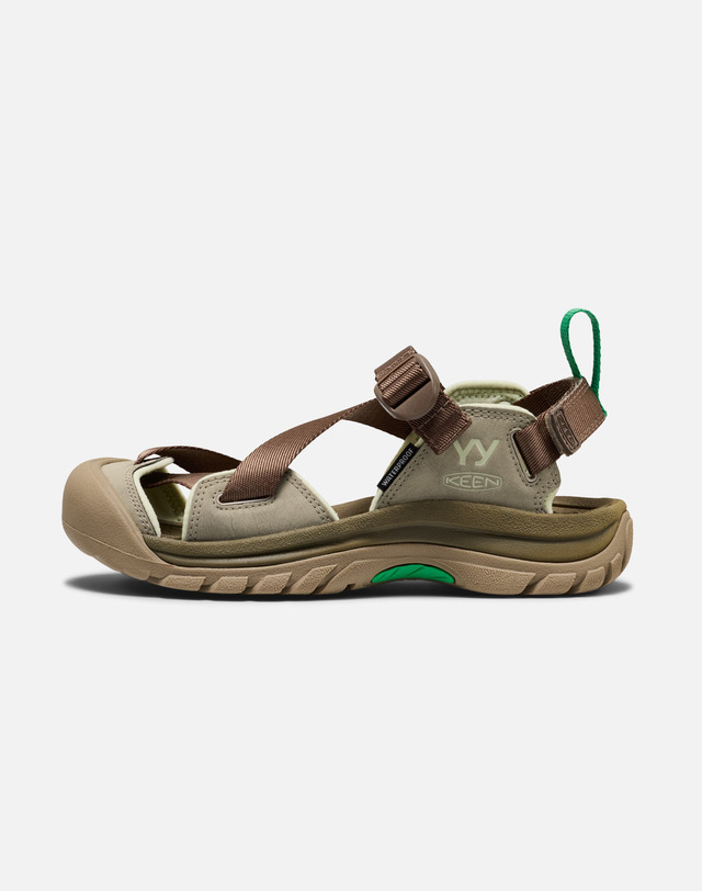 킨 [KEEN x OPEN YY] [제라포트 II] 카키 여성 샌들 착용컷