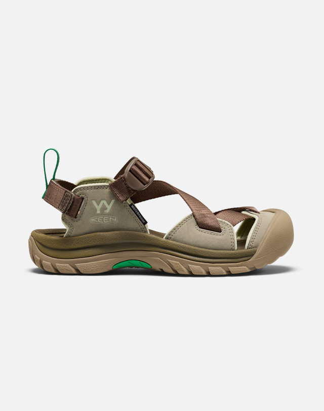 킨 [KEEN x OPEN YY] [제라포트 II] 카키 여성 샌들 착용컷